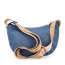 Mezzaluna Piccola a Tracolla 1A Classe Alviero Martini linea Breeze Nylon Blu Pacifico GZ67