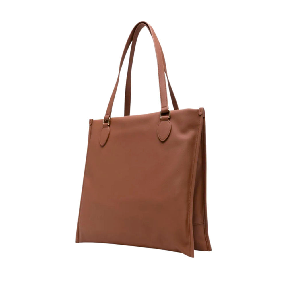 Vertical Tote Bag LOVE MOSCHINO Bold Bag in Chestnut