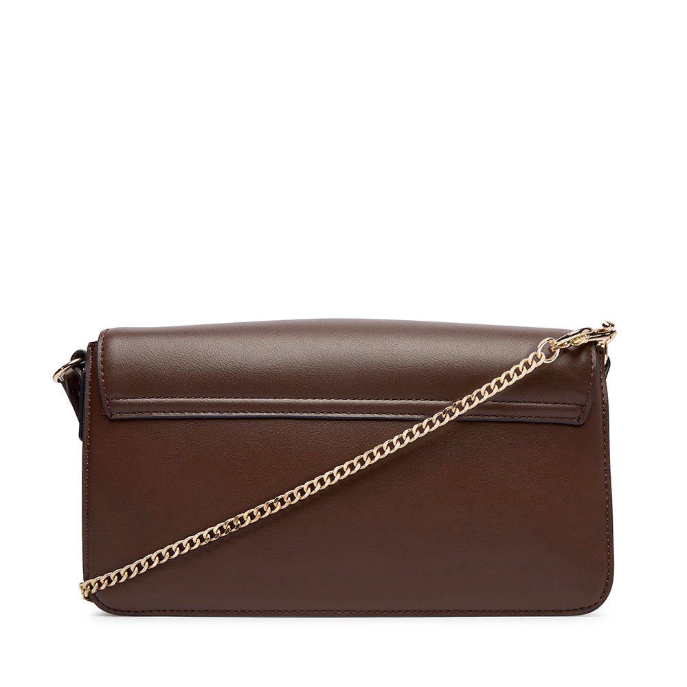 Borsa Donna a Tracolla LOVE MOSCHINO linea Pinned Love Marrone