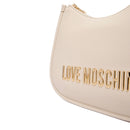 Große Damen-Beuteltasche LOVE MOSCHINO Modell Bold Bag in Ivory