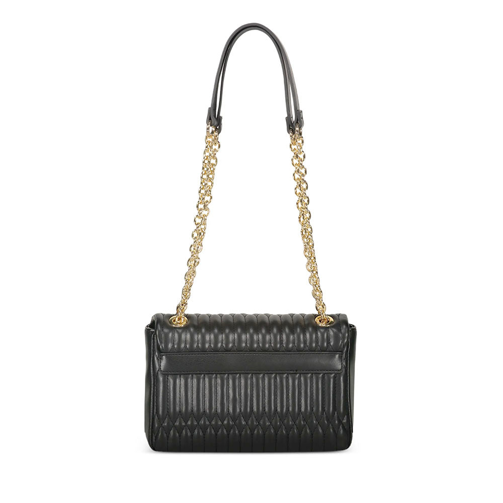 Borsa Donna a Spalla e a Tracolla LOVE MOSCHINO linea Bubby Love in Ecopelle Nera