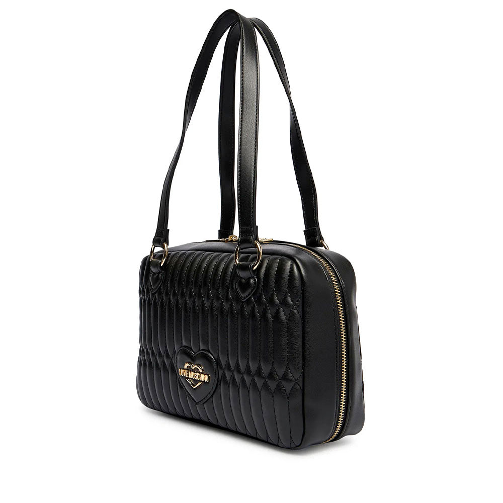 Bauletto Donna a Spalla LOVE MOSCHINO linea Bubby Love in Ecopelle Nera