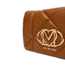 Clutch Trapuntata con Tracolla LOVE MOSCHINO linea Embossed color Cuoio