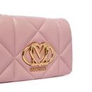 Clutch Trapuntata con Tracolla LOVE MOSCHINO linea Embossed Rosa