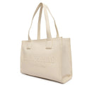 Shopping Bag Donna LOVE MOSCHINO in Ecopelle Avorio