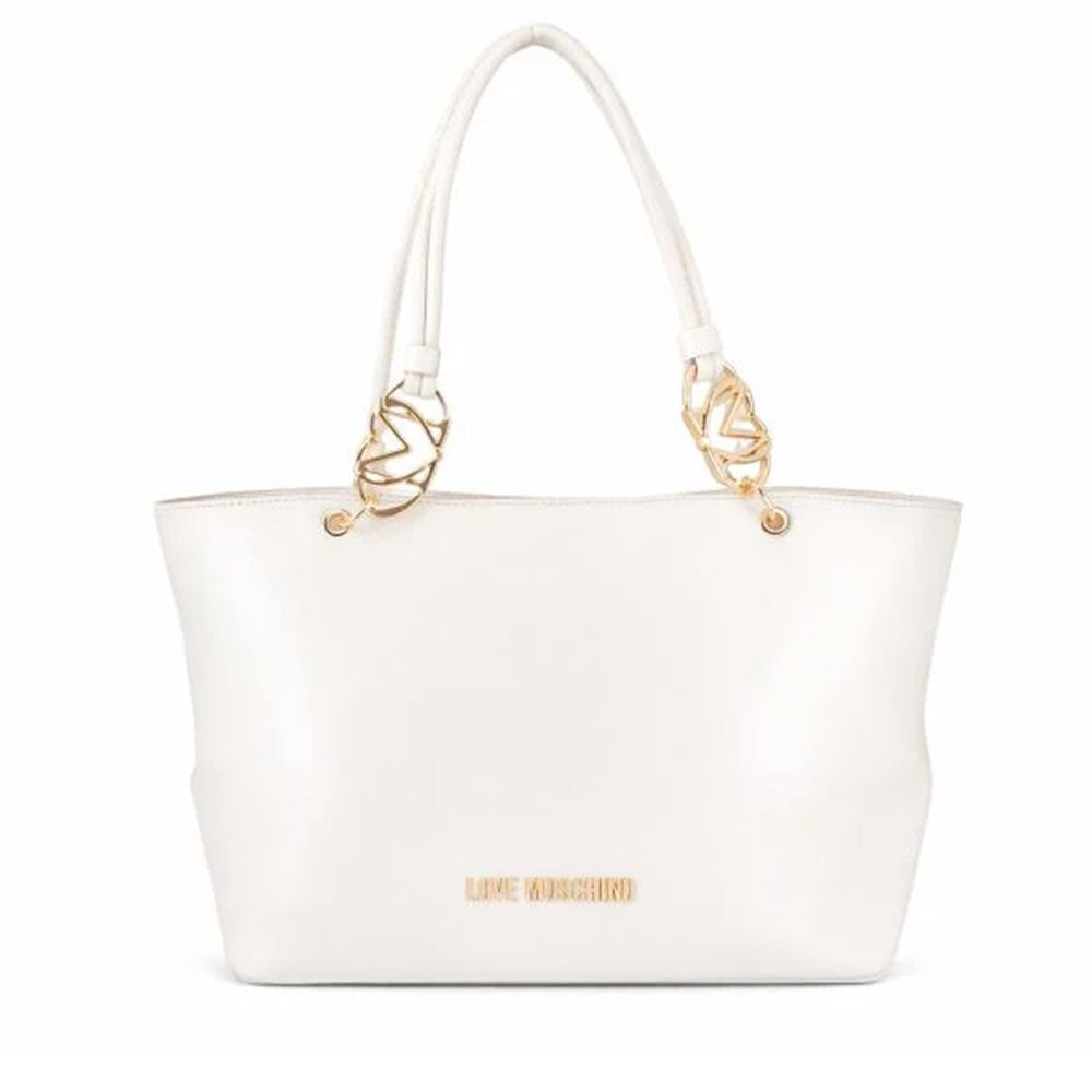 Shopping Bag Donna LOVE MOSCHINO linea Jewel Avorio