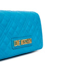 Clutch Donna con Tracolla LOVE MOSCHINO linea Smart Daily Quilted Turchese