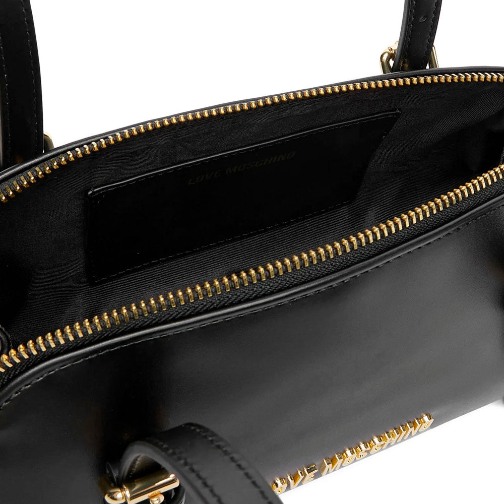 Damen-Bauletto-Schultertasche LOVE MOSCHINO Modell Smart Daily Bag in Schwarz
