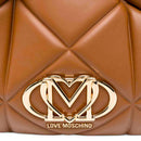 Borsa Donna Secchiello Small LOVE MOSCHINO linea Embossed Trapuntata color Cuoio