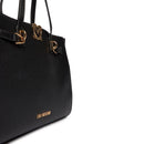 Shopping Bag Donna LOVE MOSCHINO linea Soft Sculpt Nera