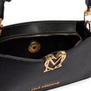 Borsa Donna a Spalla LOVE MOSCHINO linea Soft Sculpt Nera
