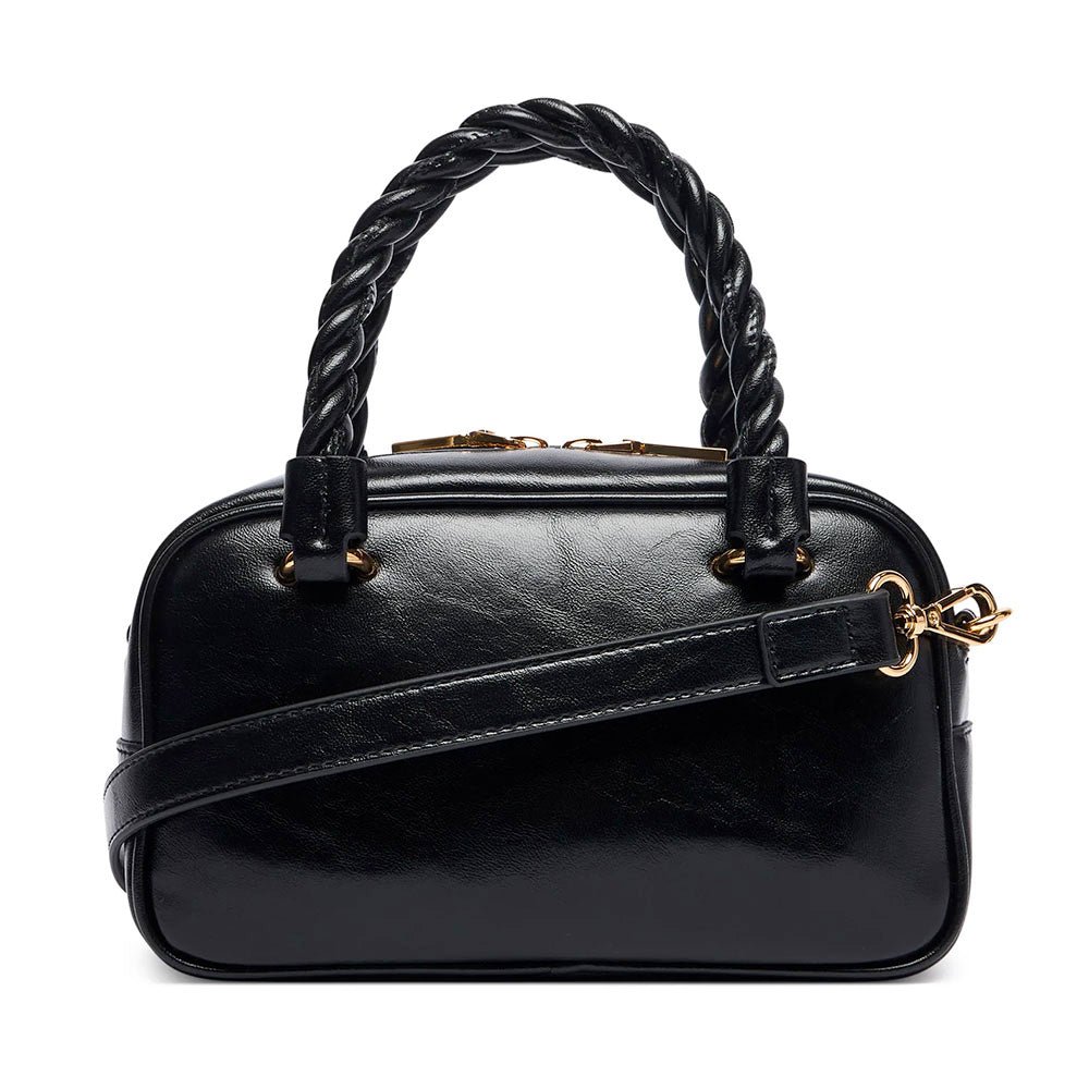Bauletto Mini Donna LOVE MOSCHINO linea Twirl in Pelle Nera