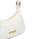 Borsa Donna a Spalla LOVE MOSCHINO in Ecopelle Trapuntata Bianca