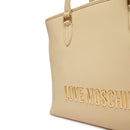 Borsa Donna Shopping LOVE MOSCHINO linea Bold Bag color Burro