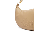 Hobo Bag Donna LOVE MOSCHINO in Ecopelle Taupe