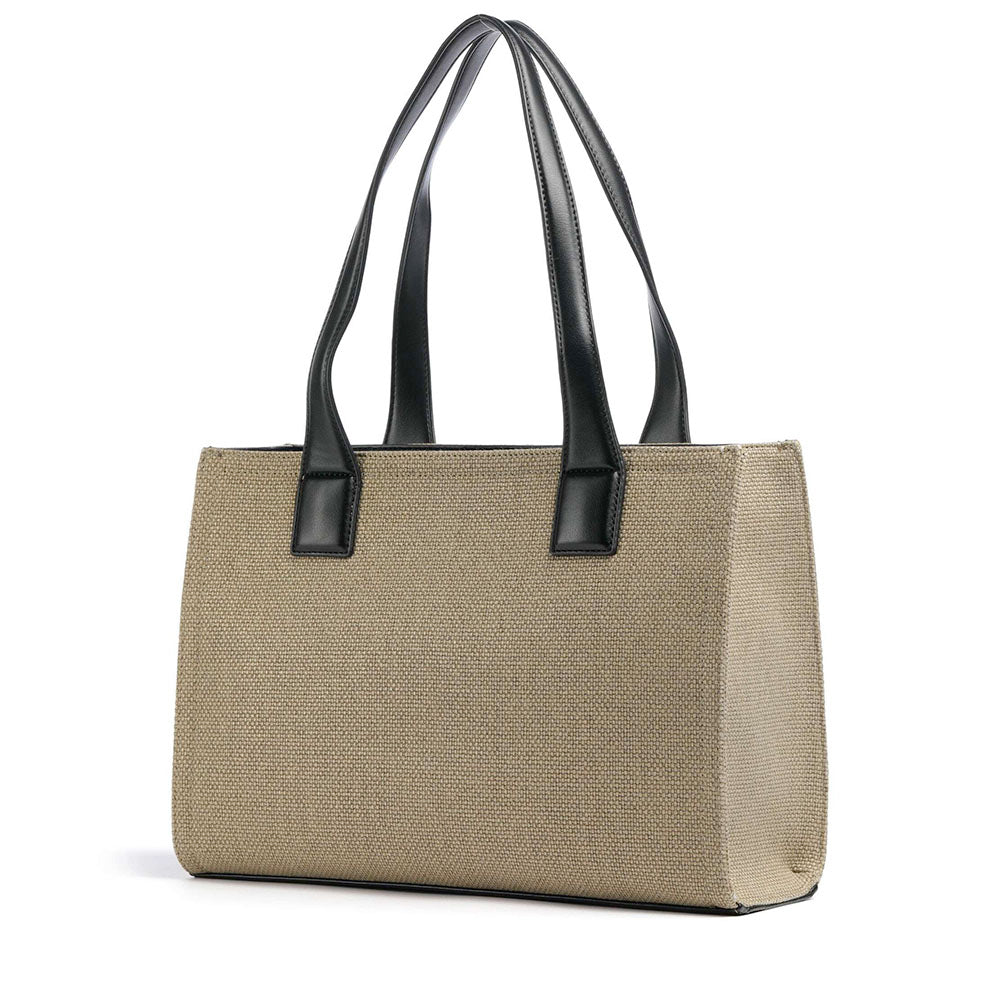 Shopping Bag Donna LOVE MOSCHINO in Canvas color Oro