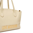 Shopping Bag Donna con Pochette LOVE MOSCHINO linea Bold Bag Avorio