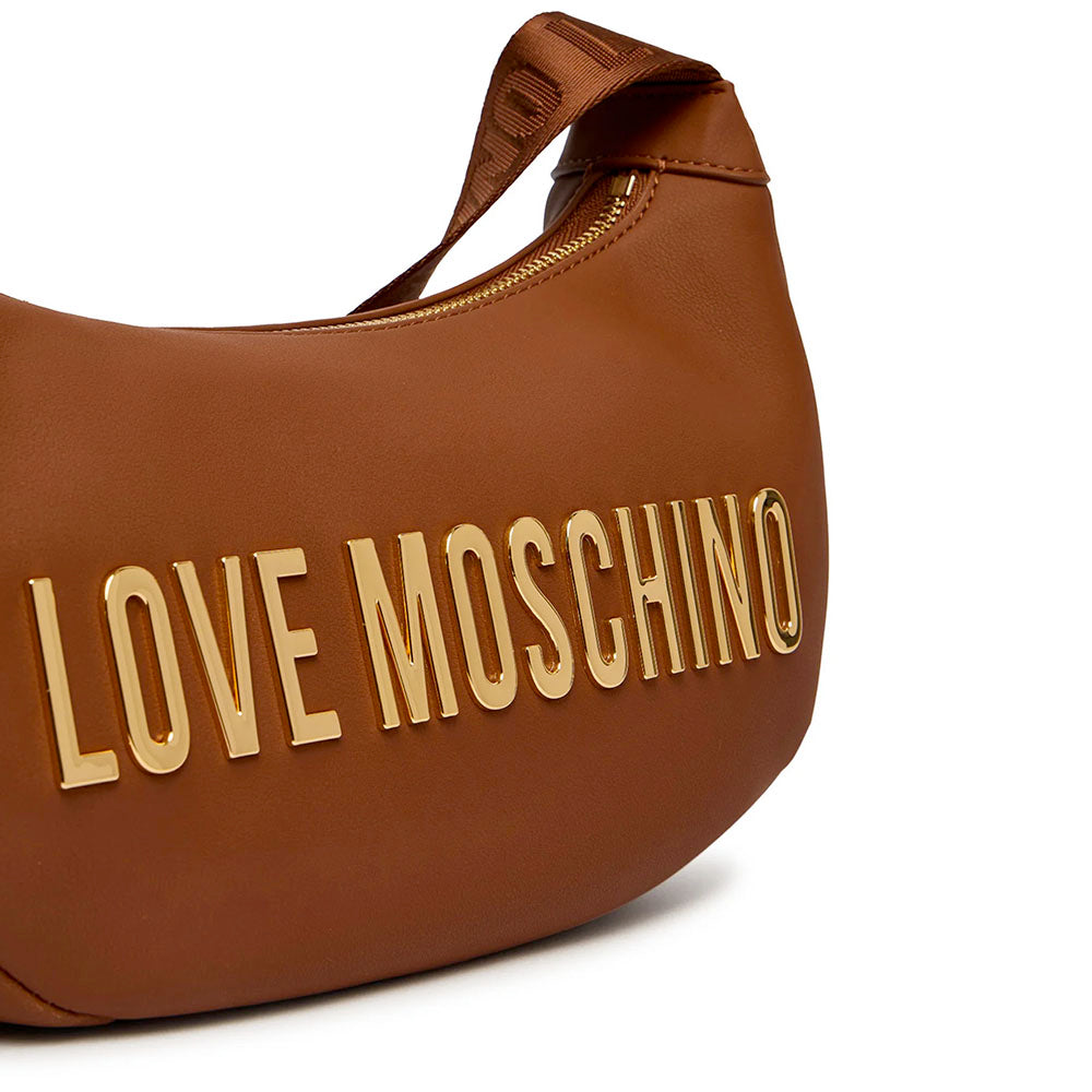 Borsa Donna Mezzaluna con Tracolla LOVE MOSCHINO linea Bold Bag Marrone