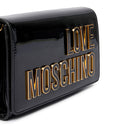 Clutch con Tracolla LOVE MOSCHINO in Vernice Nera