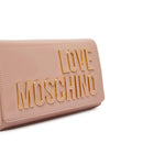 Clutch con Tracolla LOVE MOSCHINO in Vernice Rosa