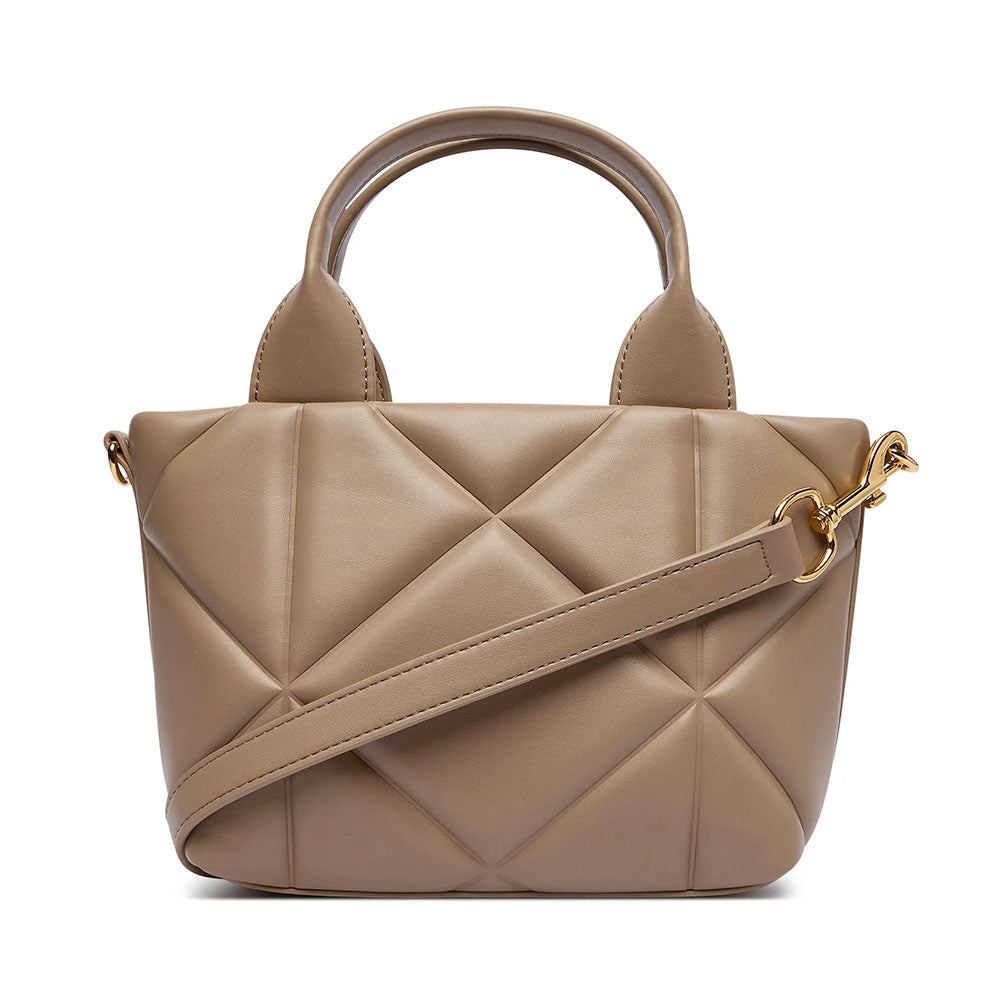 Mini Borsa Donna a Mano LOVE MOSCHINO linea Embossed color Sabbia