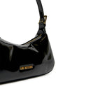 Borsa Donna a Spalla LOVE MOSCHINO in Ecopelle Effetto Vernice Nera