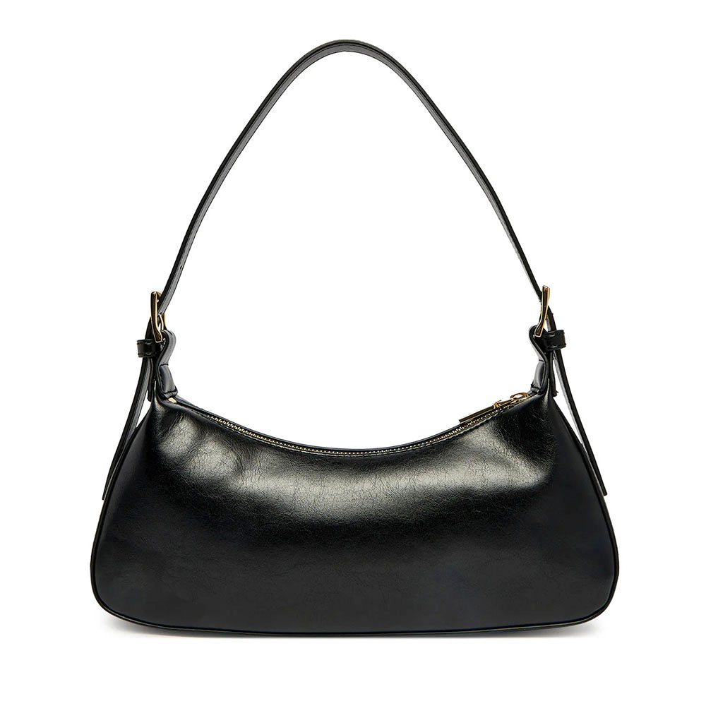 Borsa Donna a Spalla LOVE MOSCHINO in Ecopelle Soft Nero e Oro