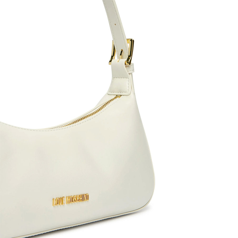 Borsa Donna a Spalla LOVE MOSCHINO in Ecopelle Soft Bianco