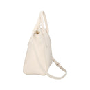 Borsa Donna Grande a Mano 1A Classe Alviero Martini linea Bloom City Avorio e Geo Rafia LD25