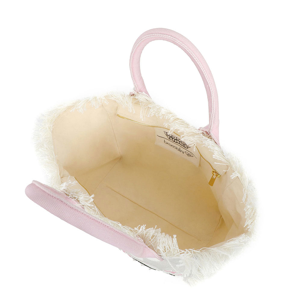 Borsa Donna a Mano BRACCIALINI linea Summer LT in Canvas stampa Tweety
