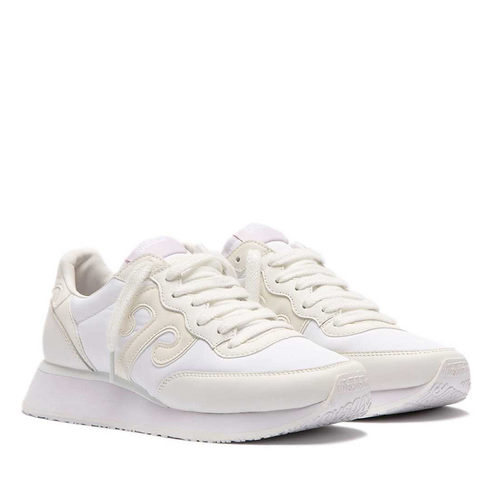 Sneakers Donna WUSHU RUYI Master 651 in Nylon e Suede Cloud Dancer