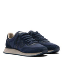 Sneakers Uomo WUSHU RUYI Master 663 in Nylon e Suede Deep Blue Pacific Ocean e Gray Whale