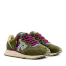 Sneakers Donna WUSHU RUYI Master All Suede MAS12 in Camoscio Tarmac Vetiver e Citronelle
