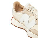 Damen-Sneaker NEW BALANCE 327 aus Technikstoff und Wildleder in Beige