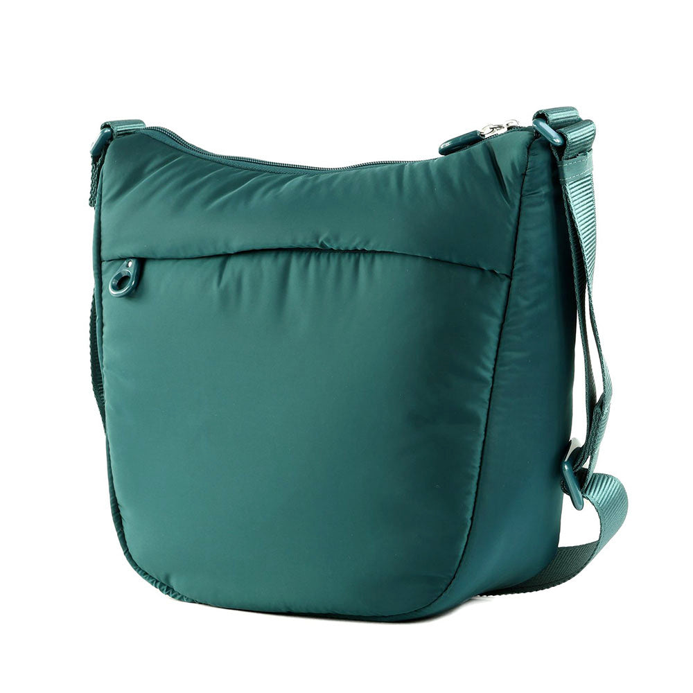 Women's Medium Padded Nylon Crossbody Bag MANDARINA DUCK MD20 BALLOON in Rain Forest
