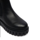 Stivaletti Beatles PATRIZIA PEPE Girl linea Fly Zeppa in Pelle Nera