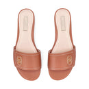 Ciabatte Donna Flat LIU JO Sandy 03 in Pelle Marrone