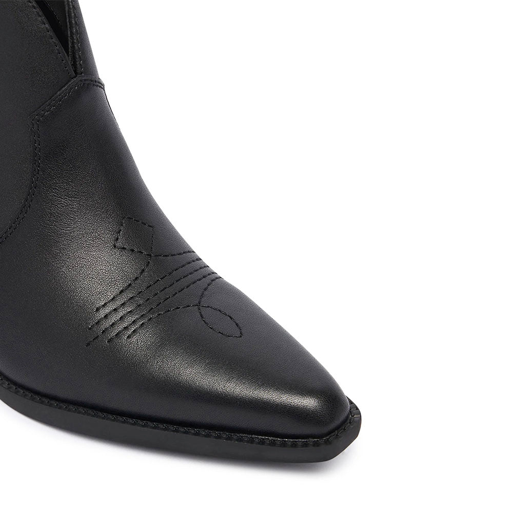 Stivaletti Donna Modello Texano LIU JO linea Austin 03 in Pelle Nera