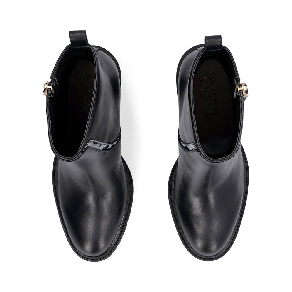 Stivaletti Donna con Tacco LIU JO Ruby 14 in Pelle Nera