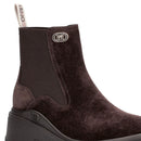 Stivaletti Platform Donna LIU JO Andrea 09 in Suede color Moka