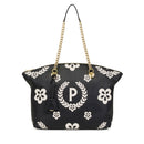 Shopping Bag POLLINI linea Day Si! Heritage Nero e Bianco