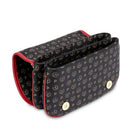 Borsa Donna a Tracolla Media POLLINI linea Heritage Logo Classic Nero e Lacca