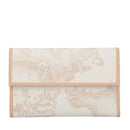 Damenbrieftasche mit Knopf 1A Classe Alviero Martini Geo White Linie W017