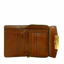 Portafoglio Donna con Bottone THE BRIDGE linea Ginevra in Pelle Marrone