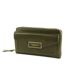 Portafoglio Donna Zip Around THE BRIDGE linea Ginevra in Pelle Verde Timo