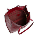 Borsa Donna Shopper THE BRIDGE linea Mirra in Pelle Rosso Barolo