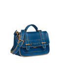 Borsa Donna Mini a Mano THE BRIDGE linea Ester in Pelle Blu Jeans