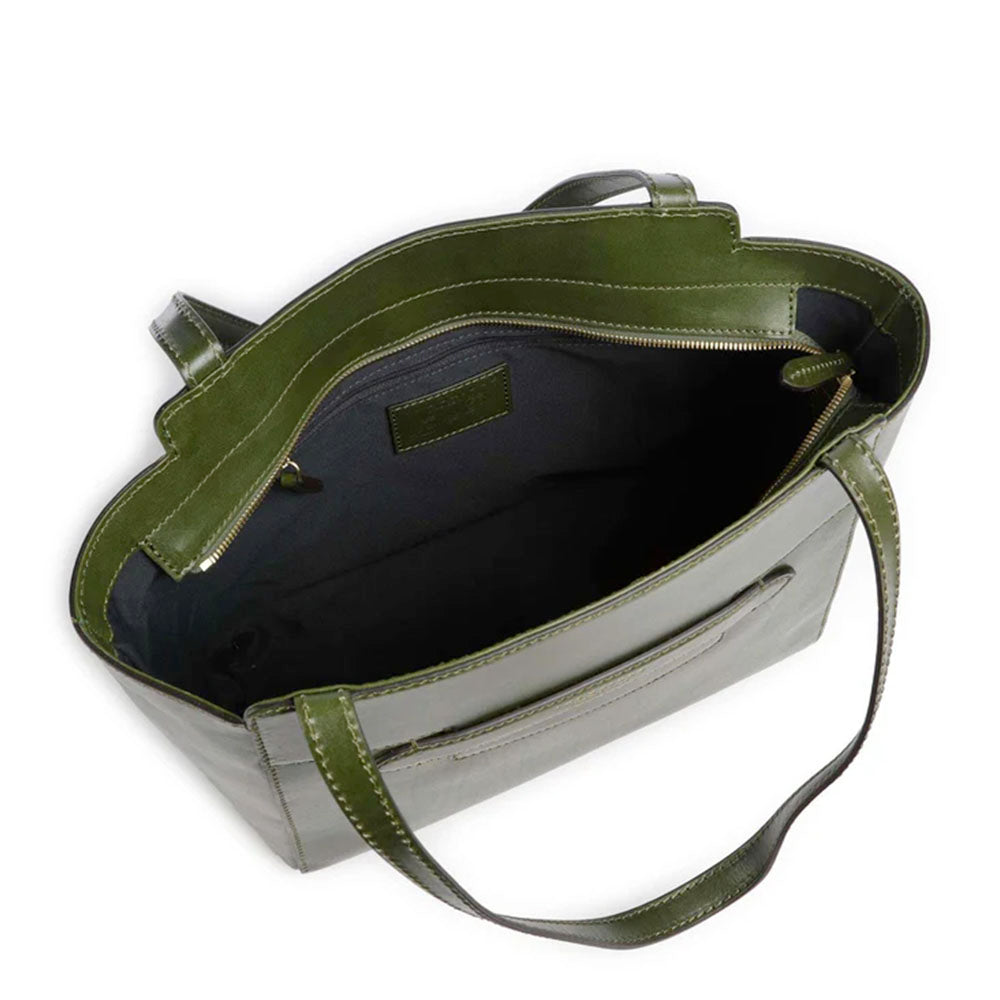 Shopping Bag Donna THE BRIDGE linea Lucrezia in Pelle Verde Maggiorana