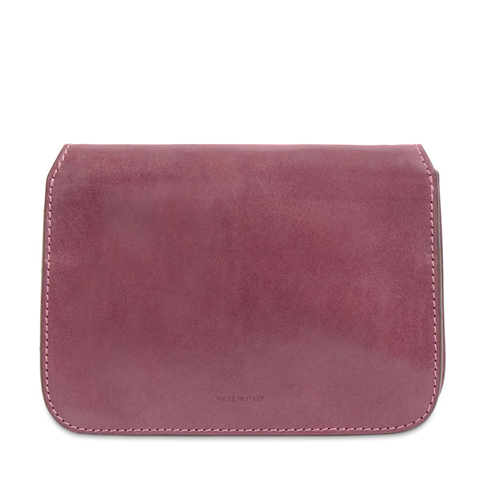 Borsa Donna a Tracolla Media THE BRIDGE linea Lucrezia in Pelle Viola Orchidea