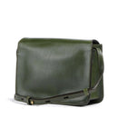 Borsa Donna a Tracolla Media THE BRIDGE linea Lucrezia in Pelle Verde Maggiorana